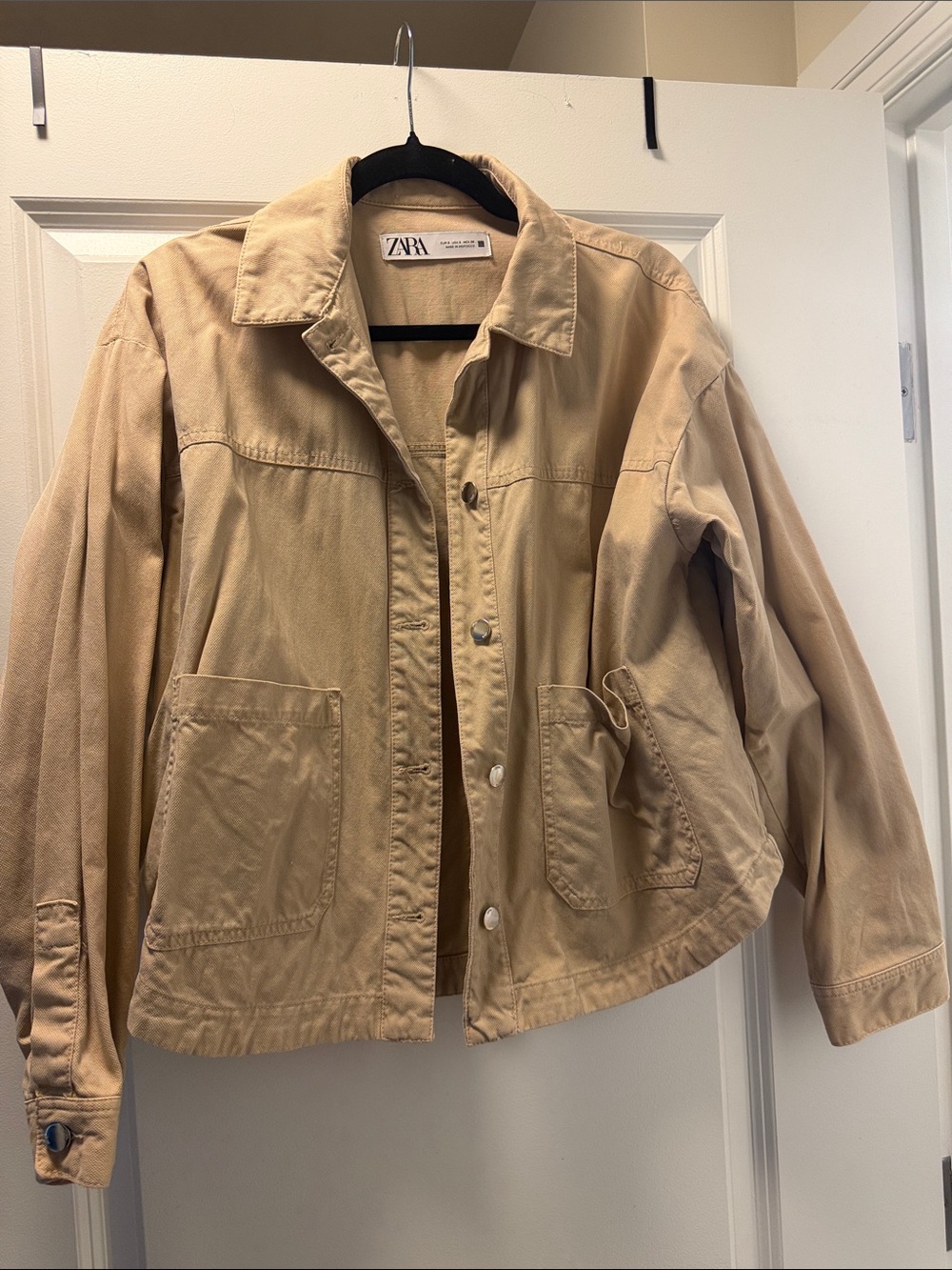 ZARA Beige SHIRT JACKET